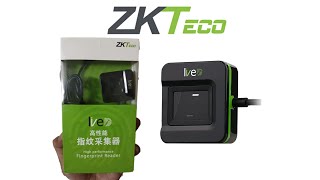 HOW TO CONNECT ZKTECO Live 20R FINGERPRINT READER OR SCANNER  HOW TO SETUP OR INSTALL SOFTWARE [upl. by Elaynad]