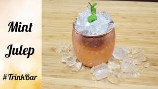 Mint Julep  Cocktail  Rezept  Trinkbar [upl. by Ynaffat118]