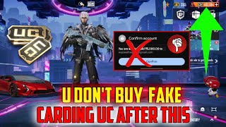 😱2024 Free Carding Uc Kaise Purchase Karen  Uc Carding Bgmi Full Method 🔥 [upl. by Airun]