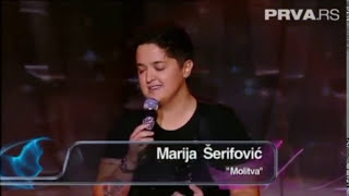 Marija Serifovic  Molitva  Prvi Glas Srbije  Tv Prva [upl. by Aziar]