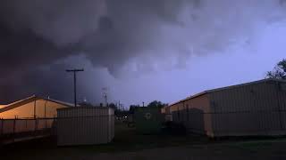 Supercell storm in portales nm [upl. by Millhon342]