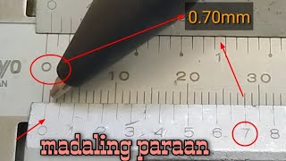 PAGBASA NG VERNIER CALIPER SA METRIC  READING VERNIER IN METRIC [upl. by Dari898]