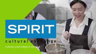 Culinary Internships in the USA  Spirit Cultural Exchange [upl. by Yortal]