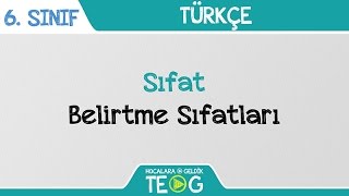 Sıfat  Belirtme Sıfatları [upl. by Laemsi]