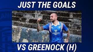 JUST THE GOALS  Cambuslang Rangers vs Greenock [upl. by Reece]