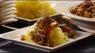 How to Make Spaghetti Squash with Meat Sauce  Paleo Recipes  Allrecipescom [upl. by Harak]