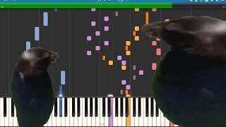 Happy Happy Christmas  Drax Piano Synthesia [upl. by Hyacinthie]