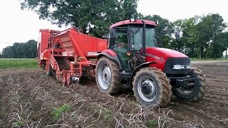 Kopanie Ziemniaków 2016  Grimme SR 8040 Case JX 80 John Deere 6820 [upl. by Yle]