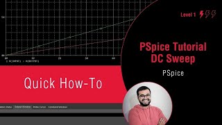 PSpice Simulation Tutorial DC Sweep Analysis [upl. by Opaline]