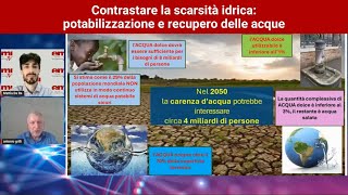 Contrastare la scarsità idrica potabilizzazione e recupero delle acque Emi TV 09082024 [upl. by Kornher]