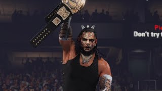 WWE 2K24 Jeff Hardy vs Triple H TLC [upl. by Aivonas256]