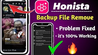 Honista Backup file Remove Problem Fixed  Honista Backup file problem  Honista features  Shadab [upl. by Rekcut677]