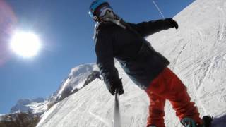 Snowboarding in Sestriere Italy  Phaaze [upl. by Agathy]