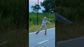 Freya nyoride 🤩 skating inline belajarinlineskate inlinefreestyle [upl. by Jago747]