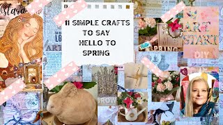 11 Creative Spring Crafts 🌸 DIY Ideas to Blossom Your Creativity ArtStart DIY [upl. by Tteltrab462]