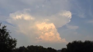 Cumulonimbus du 02 juillet 2015  Time Lapse  province de Liège Belgique [upl. by Tterag327]