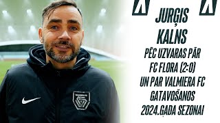 🎙️ Jurģis Kalns par Valmiera FC pirmssezonā [upl. by Ahsiekahs554]