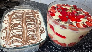 Dawat Dessert Ideas  Tres Leches Cake  Fruit Trifle [upl. by Eidok]