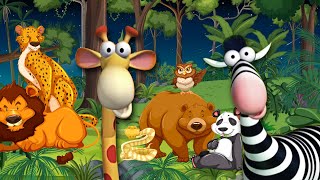 Gazoon  Escape The Jungle  Funny Animated Movie All Episodes  Cartoon For Kids [upl. by Ahseenal]