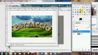 scritta curva su un tracciatotutorial gimp [upl. by Forsyth]