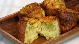 Gruyere Chive Popovers  Lynns Recipes [upl. by Rebekkah]