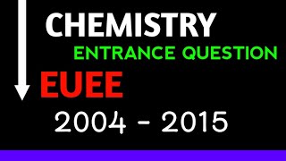 Ethiopia Grade 12 Chemistry Entrance Question 2004  2015 grade12exam [upl. by Aneerb200]