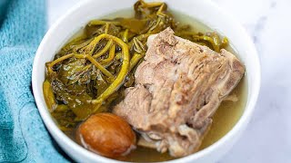 How to make Chinese Watercress Soup with Pork Bones  Healthy and Nutritious Soup Recipe [upl. by Cade463]