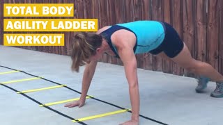 Total Body Agility Ladder Workout  speed ladder drills [upl. by Aisatana]