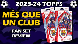 202324 Topps Barcelona Fan Set Soccer Box Review [upl. by Engelbert]