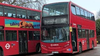 London Buses  Route 329  Turnpike Lane to Enfield Town [upl. by Anead]