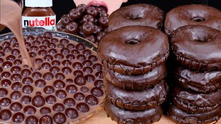 ASMR MALTESERS KITKAT CHOCOLATE DOUGHNUTS MAGNUM HAAGENDAZ ICE CREAM DESSERT MUKBANG먹방EATING SOUNDS [upl. by Tisha888]