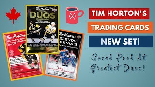 2024 TIM HORTONS TRADING CARDS  DUOS PRESHOW [upl. by Sollars314]