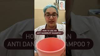 How to use an anti dandruff shampoo  Dr Ashima Goel Dermatologist winter skincare  skincare tips [upl. by Rabaj663]