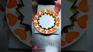 Salad decoration ideas  easy and beautiful salad decoration pt 8 shorts salad decoration [upl. by Nickles668]