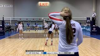 Sunshine Volleyball Classic OT 14 O Tom vs Legacy 14 1 Adidas 03072021 [upl. by Skiba466]