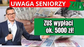 Uwaga Emerycie Emerytko ZUS wypłaca dużą premię Zobacz szczegóły [upl. by Dyane]