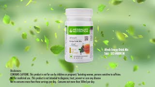 Herbalife Afresh Energy Drink Tulsi Flavor [upl. by Rexferd]