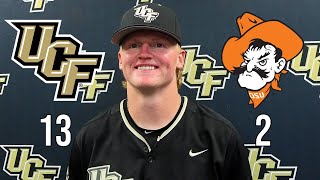 UCF Baseball 13 Oklahoma State 2  1B Lex Boedicker Press Conference ⚔️⚾ [upl. by Naed]