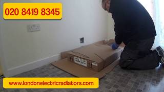 How to Install an Electrorad Aeroflow Electric Radiator [upl. by Notserp863]