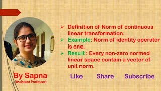 Normal of continuous transformation with example  by Sapna  billionaireicon3311 [upl. by Nivi]