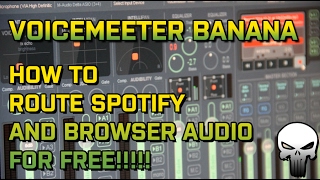 Voicemeeter Tutorial Change Spotify and Browser Audio Ouput for Free [upl. by Hopfinger732]