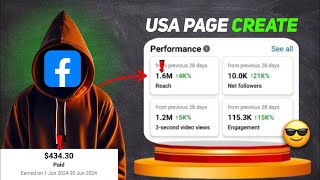 How to create Facebook USA 🇺🇲 Profile amp Page  Insane Result 😱 [upl. by Britney752]