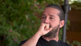 REAL ONES with Jon Bernthal  Shia LaBeouf being emotional talking about his family [upl. by Htbazile]