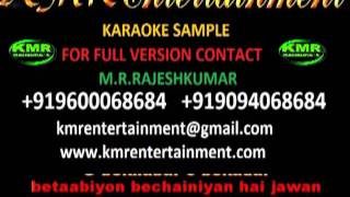 O BEKHABAR ACTION REPLAYY HINDHI KARAOKE BY KMR ENTERTAINMENT [upl. by Ramalahs343]