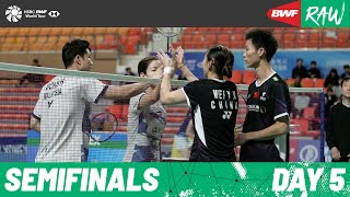 Korea Masters 2023  Day 5  Court 2  Semifinals  Session 1 [upl. by Atrahc]