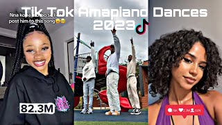 Best of amapiano dance challenges  2023 😱 tiktokchallenge tiktokviral trending [upl. by Aerdnaz]