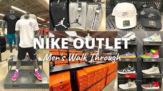 ✨NIKE FACTORY OUTLET Shop With Me✨ Men’s SneakersActivewearAccessories  Nike Men’s Walk Through [upl. by Novhaj621]