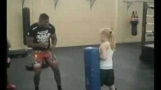 Alistair Overeem Leg Kick To A Young Girl [upl. by Narine]