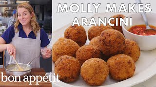 Molly Makes Arancini  From the Test Kitchen  Bon Appétit [upl. by Lukasz]