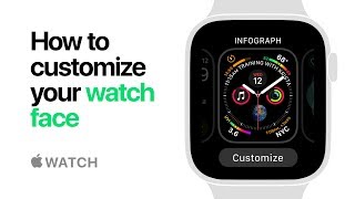 Apple Watch Series 4 — How to customize your watch face — Apple [upl. by Kylie]